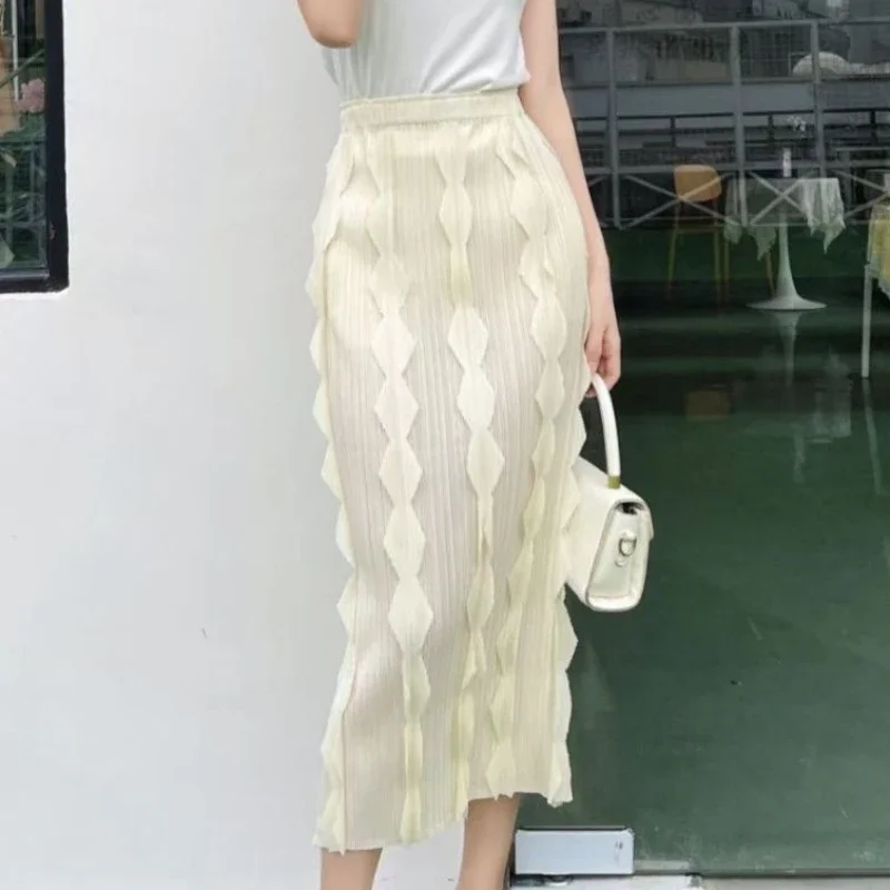 

Luxury Women's Pleated Tops and Skirts for Two-piece Women's Summer XT1178