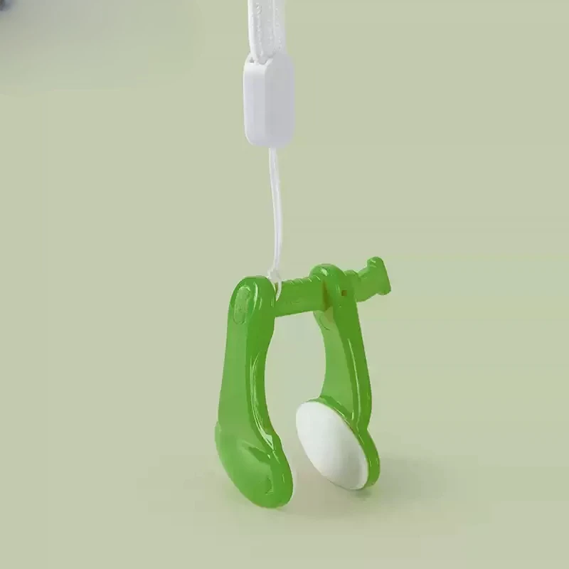 Diving Nose Clip Men's and Women's Professional Anti-skid and Anti-lost Artifact with Rope, Flange Left