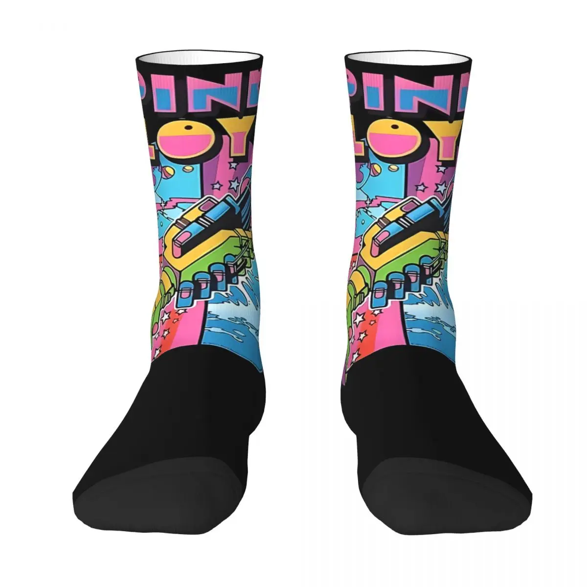 Pinks Cool Floyded Men and Women printing Socks,Motion Applicable throughout the year Dressing Gift