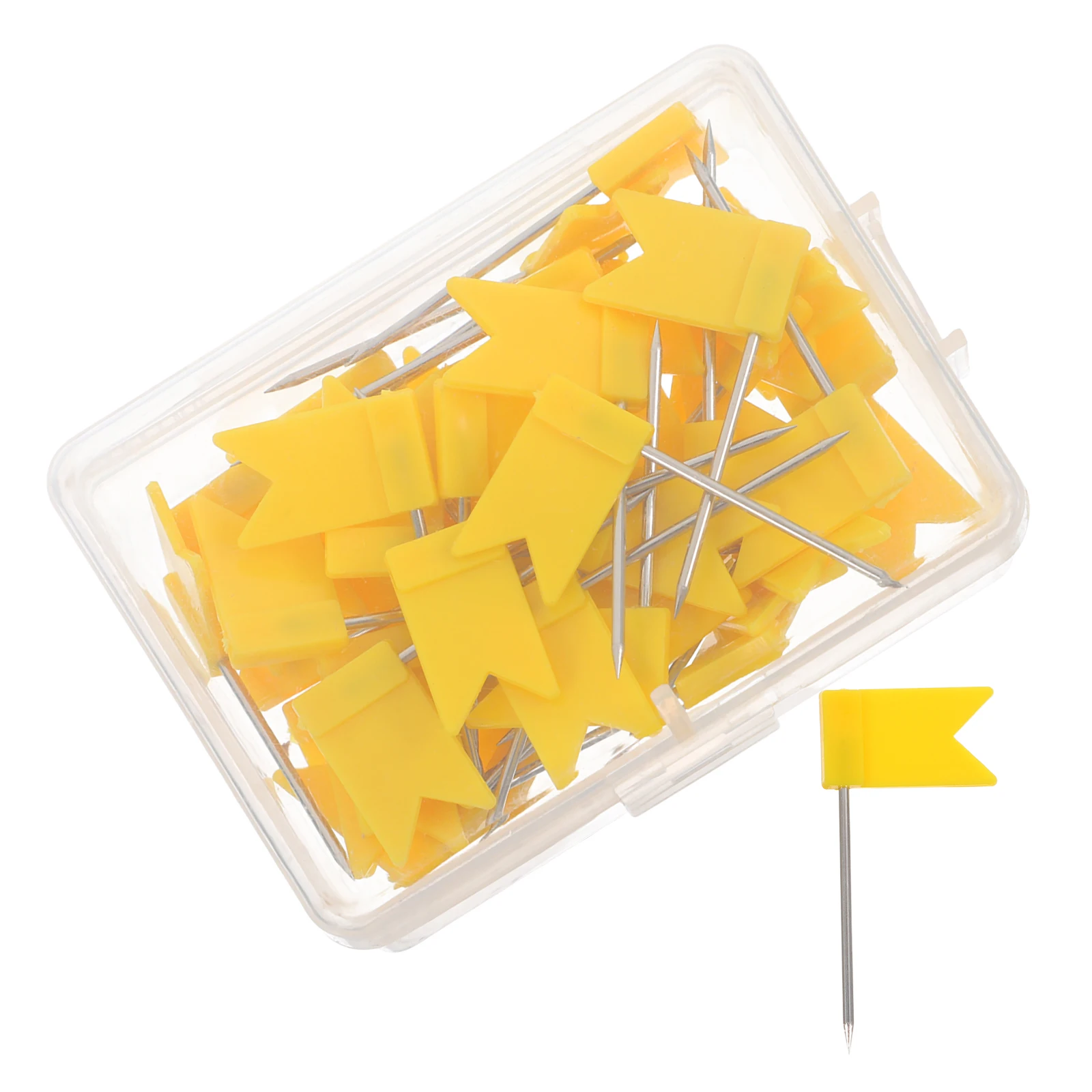 

50pcs Flag Needle Colored Push Country Decorative Thumb Tacks Poster Pins for Travel Map Wall Display Map Pins Bulletin Board