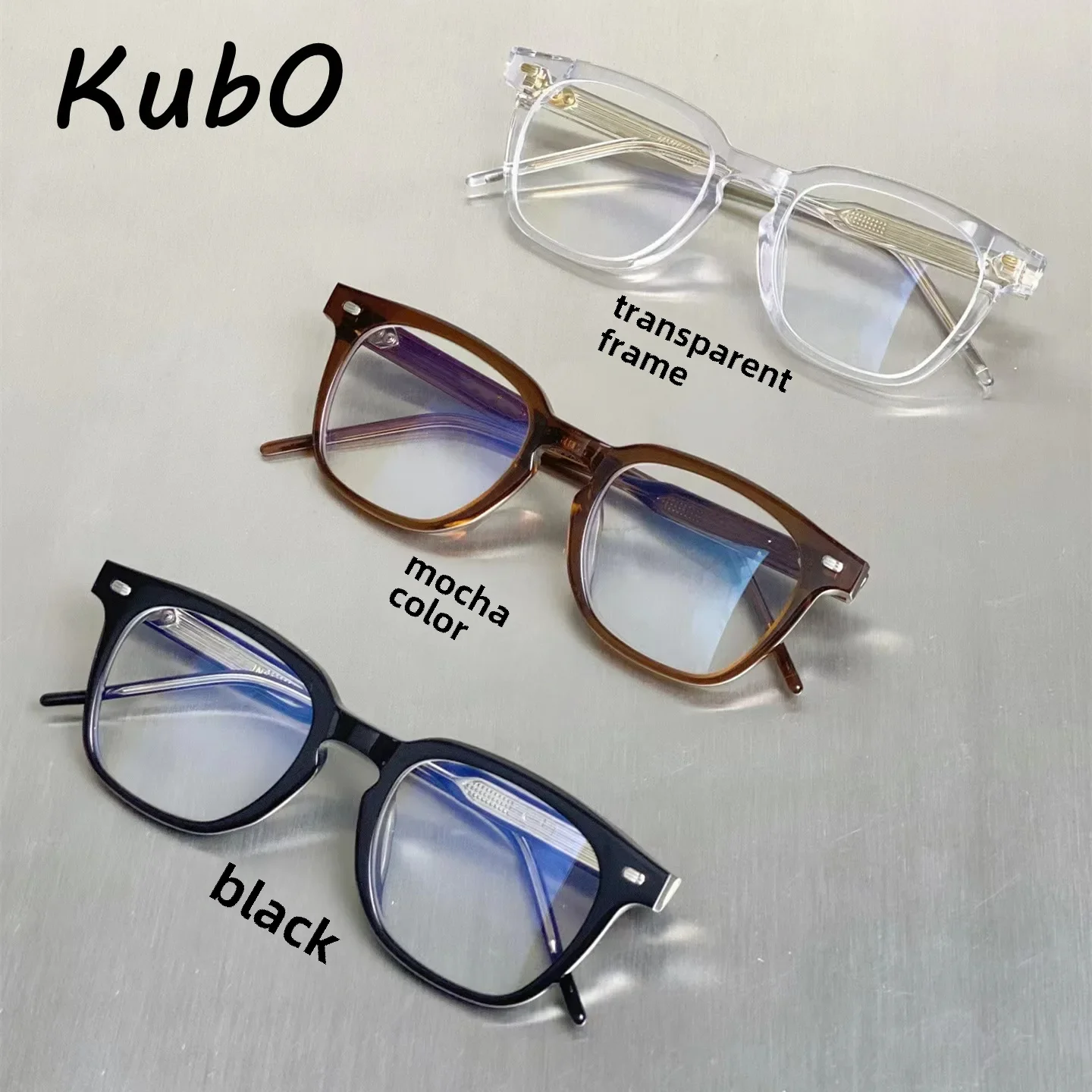 Gm Eyewear Frame Kub Popular Book Fashion Same Style Colorful Glasses Blue Light Blocking For Nearsightedness Men Women