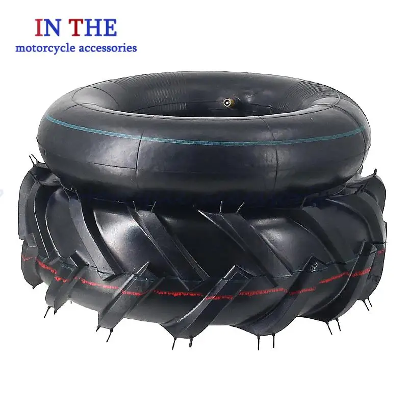 New Inflatable Micro Tiller Lawn Mower Tire 13x5.00-6 Inner and Outer for Easy and Efficient Lawn Maintenance