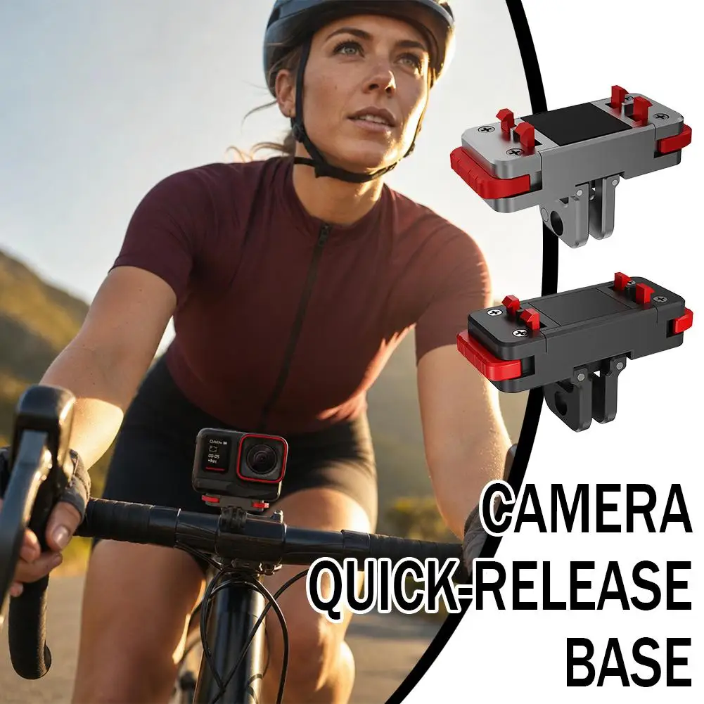 Magnetic Quick Release Mount For Insta 360 Ace Pro 2 Adapter Base Bracket 1/4 Thread Interface For Insta 360 X4X5 Accessories