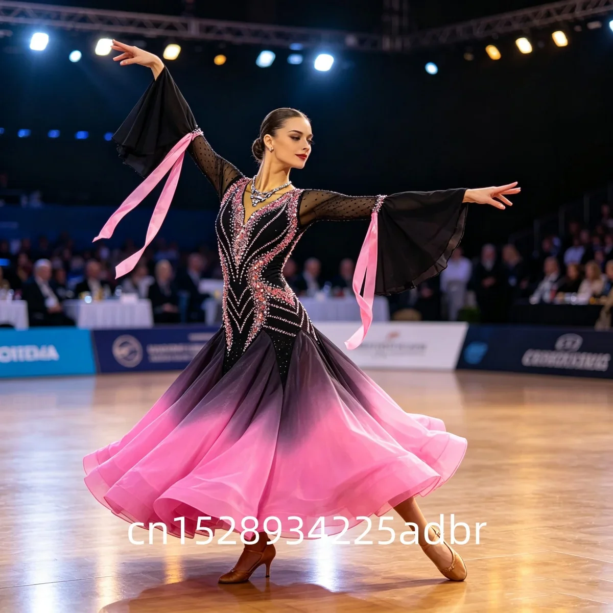 Waltz Ballroom Dance Dress Adult Competition Dance Ballroom Dancing Costume Standard Dance Dress Women Competition