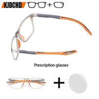 KJDCHD UltraLight TR90 Prescription Glasses Anti Blue Ray Photochromic Myopia Optical Glasses Progressive Polarized Sunglass