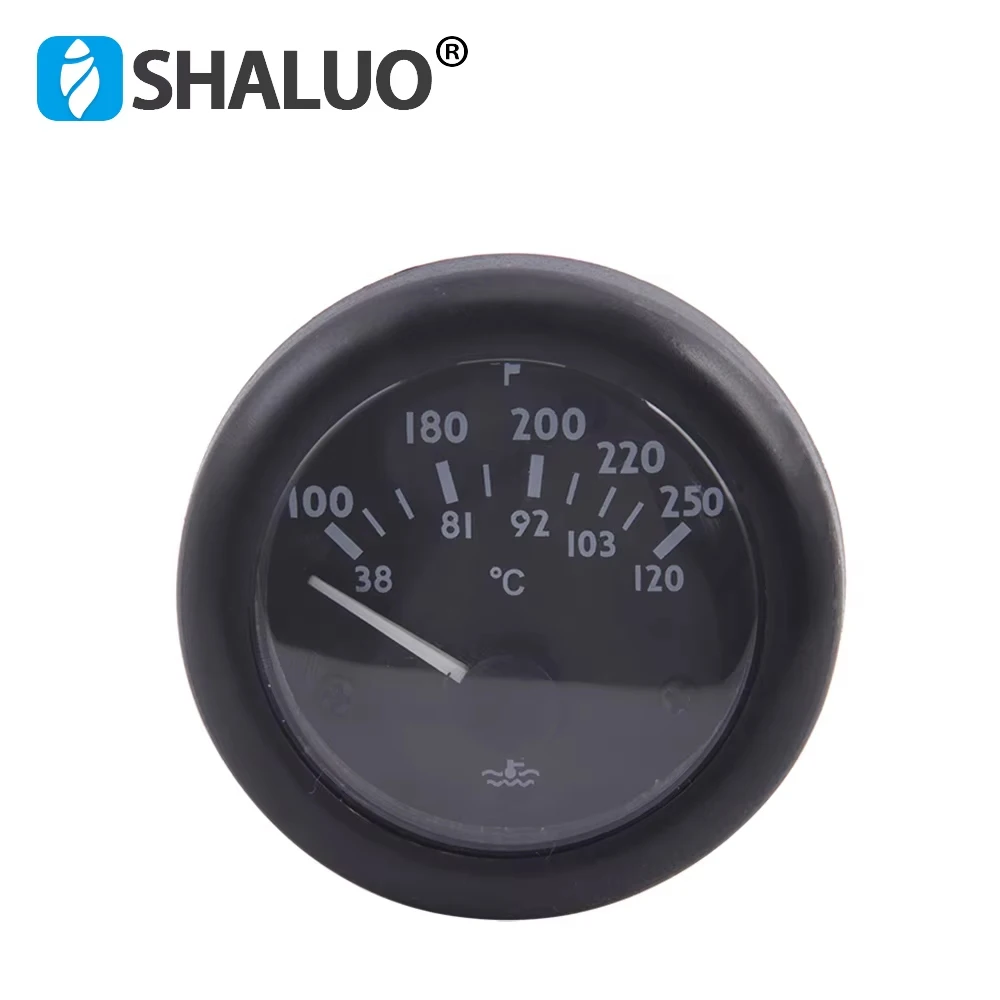 Diesel Generator Water Temperature Gauge To Match With Water Temperature Sensor 38~120C/100~250F 12V 24V optional