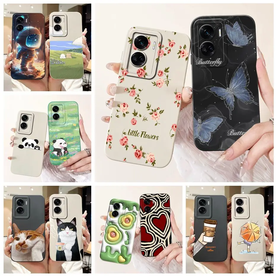 For Honor 90 Lite Case CRT-NX1 Stylish Candy Painted Cover Soft SIlicone Phone Cases For Honor 90 Pro Honor90 Lite Fundas Bumper