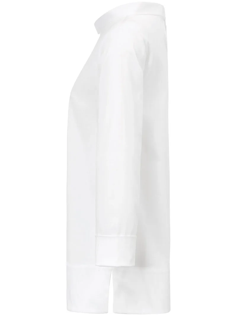 

Атласная хлопковая свободная рубашка на одно плечо для женщин больших размеров, летняя, повседневная, средней длины, цветная