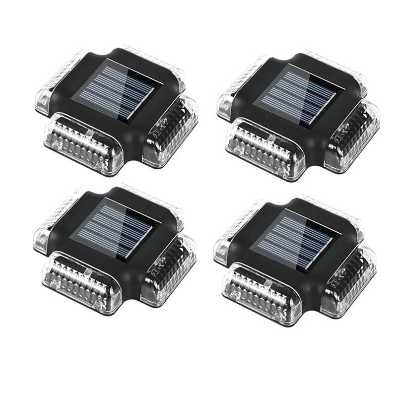 

A25F-4Pack Solar Pool Deck Lights Pool Side Floor Lights,Outdoor Above Ground And Inground Swimming Pools Accessories