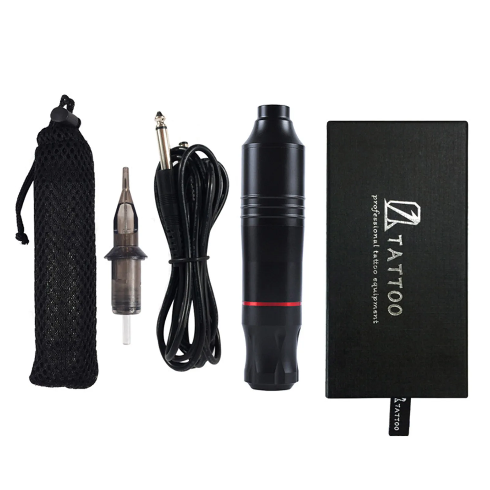 Professional Tattoo Machine Motor Rotary Tattoo Pen Space Aluminum Eyebrow Cartridge Pen Make up Kit