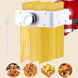 Pasta Attachment for KitchenAid Stand Mixer, 3-1 Pasta Maker Machine Included Pasta Sheet Roller, Spaghetti Cutter, Fettuccine C
