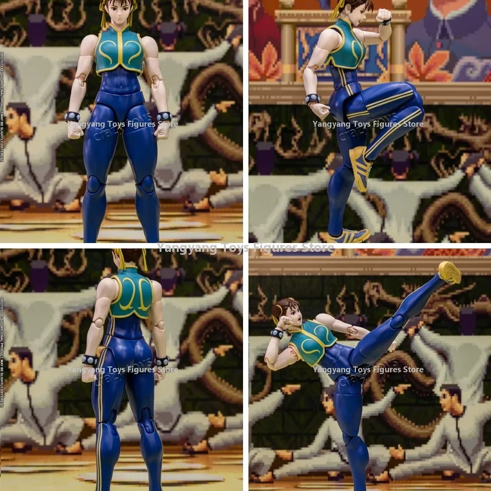 Storm Toys Arena Street Fighter Zero 3 SFSA06 Chun-Li 1/12 Collectible Action Figure Model Toy Gift In Stock