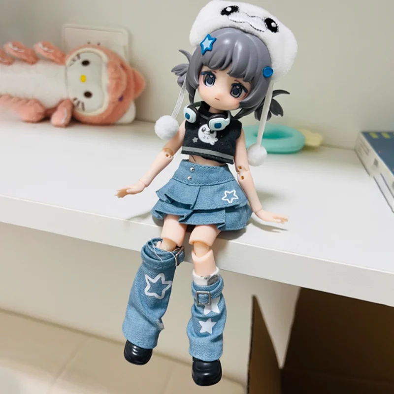 Vrijheid Advocate Bjd Blind Box Puppy Elektronische Schattige Huisdier Pop Serie Collectible Beeldje Tafelblad Decoratie Klein Cadeau