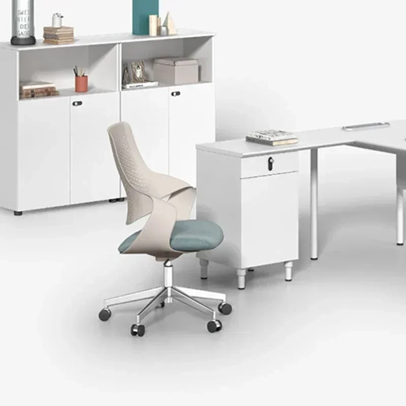 Ergonomic Roller Office Chair Wheels Modern Swivel Lounge Work Chair Mobile Fashion Silla Giratoria Office Desk Furnitures