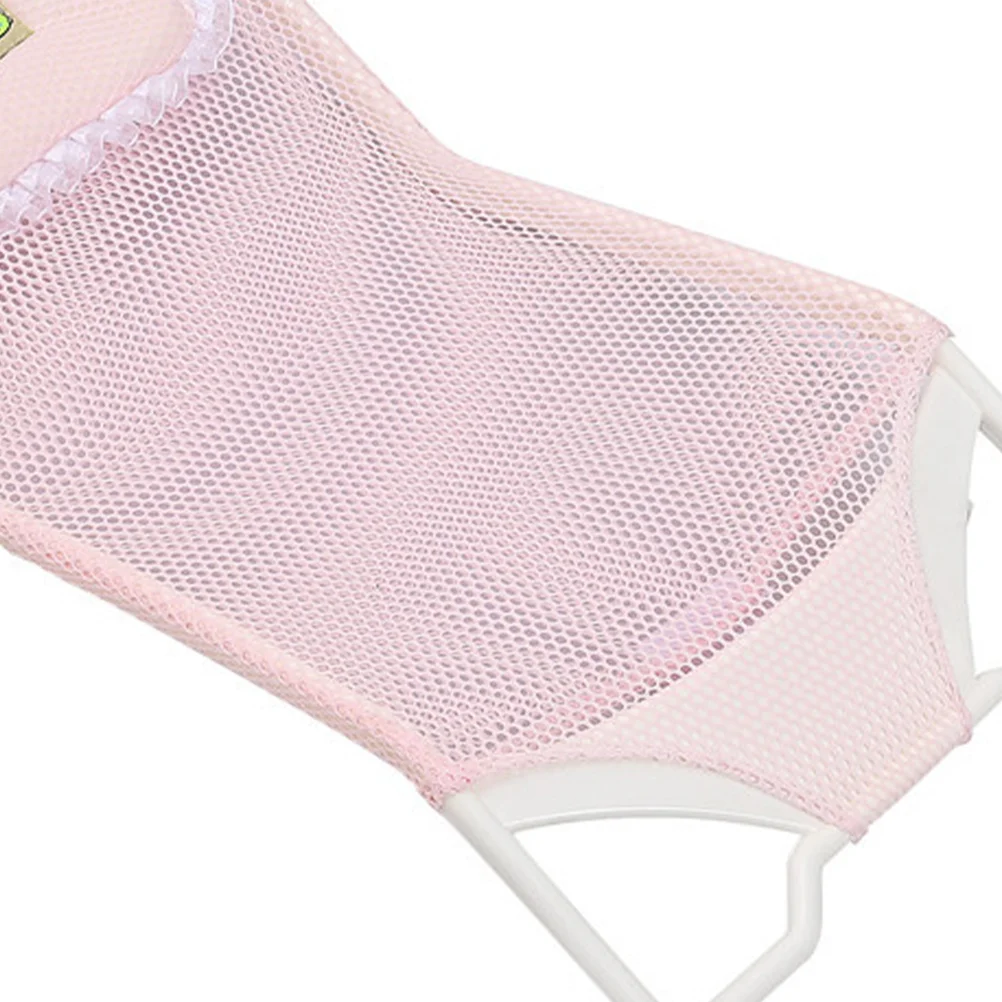 Support de siège de baignoire pour nouveau-né, sécurité anti-aldes pour bébé, coussin de bain de douche rose