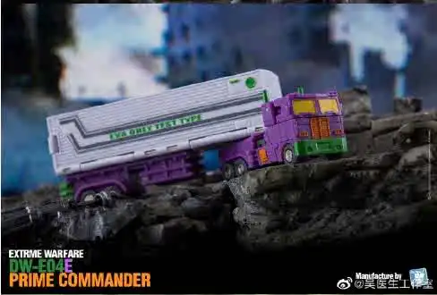 Transformed Toys Dr. Wu Customs Extreme Battle DW-E04E EVA OP. Commander with Trailer Movable Figure Gift in Stock