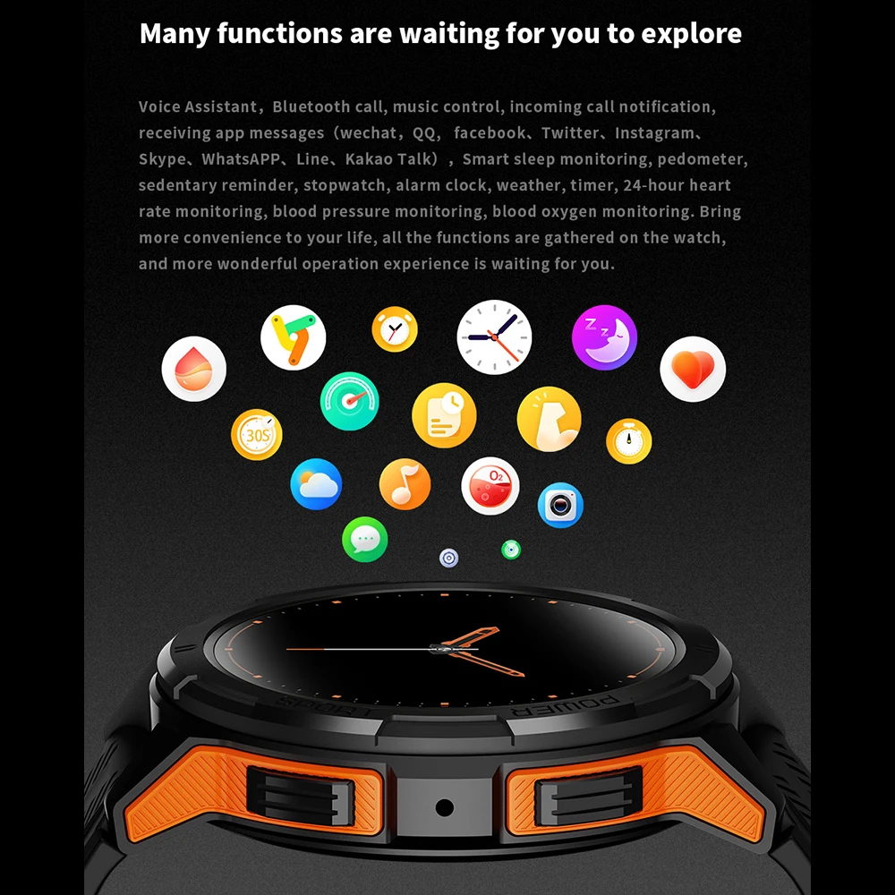 1.43 "AMOLED شاشة ساعة ذكية الرجال النساء C25 Smartwatch الرياضة في الهواء الطلق ساعة اليد مقاوم للماء ساعات المعصم المقتفي سوار الفرقة