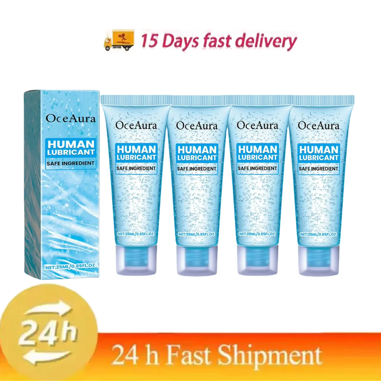 5 unids/lote Gel lubricante Personal de larga duración, Ph equilibrado, lubricante sexual a base de agua segura para hombres, mujeres y parejas adultos