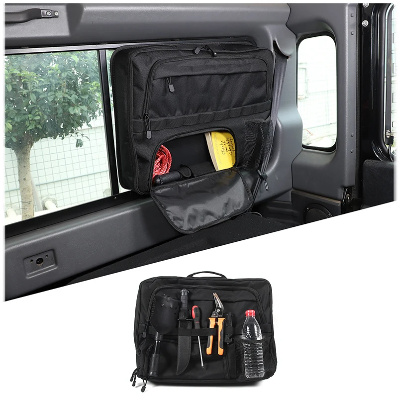 

Car Trunk Right Side Window Storage Bag Auto Cargo Storage Bag for Land Rover Defender 90 110 2004-2018 Accessories