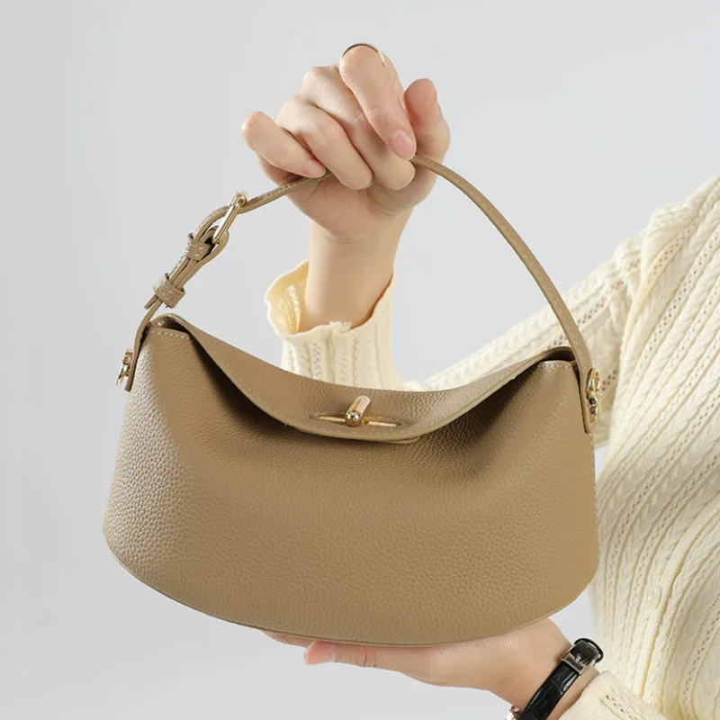 

Female Designer Luxury Shoulder Bags Lady Cow genuine Leather Classic Crossbody Bags Ladies Soft Cowhide Retro Fashion Handbags