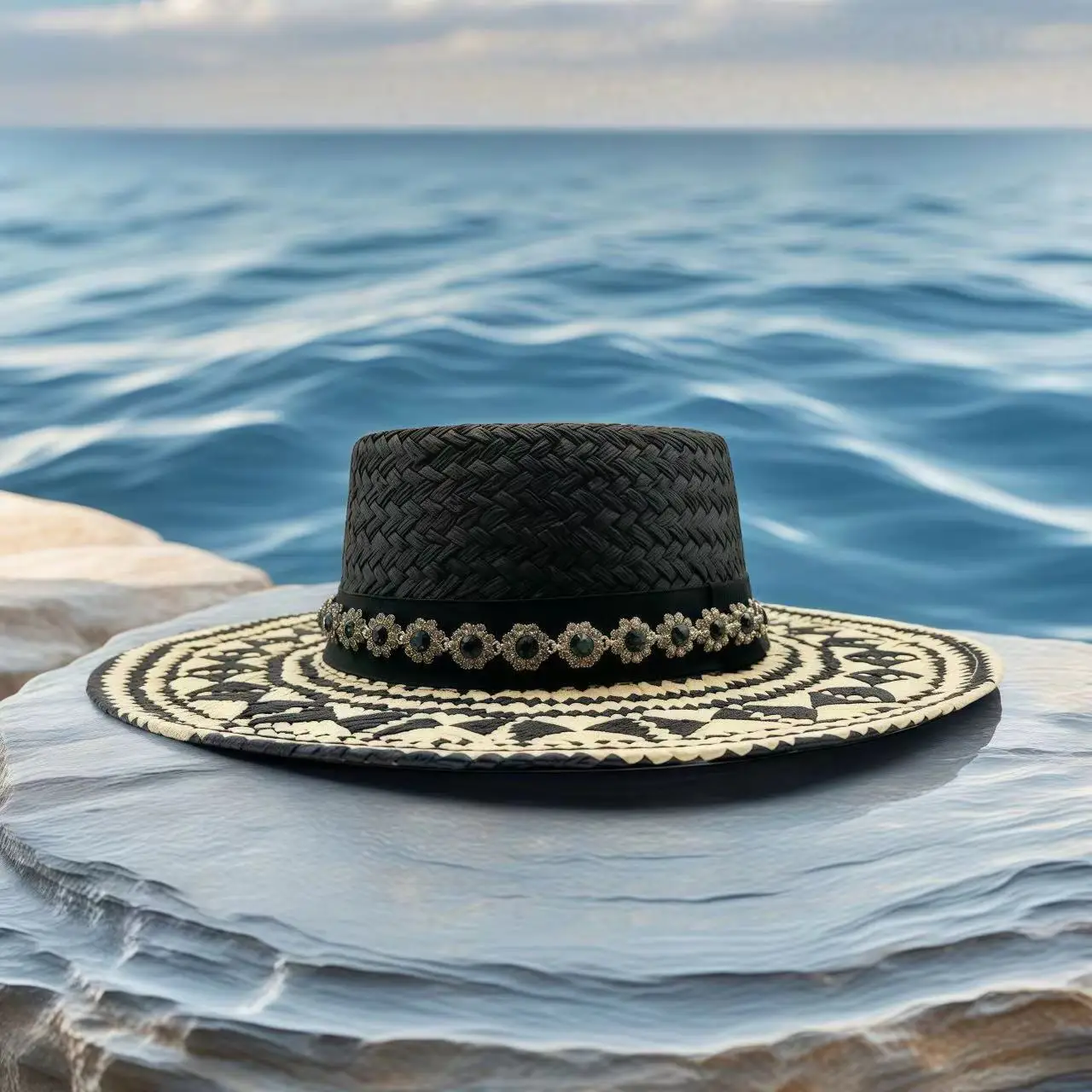

Соломенная шляпа с кристаллами в ковбойском стиле для женщин и мужчин, винтажная пляжная шляпа для вечеринок, летний фестивальный головной убор в стиле вестерн для кантри-музыки