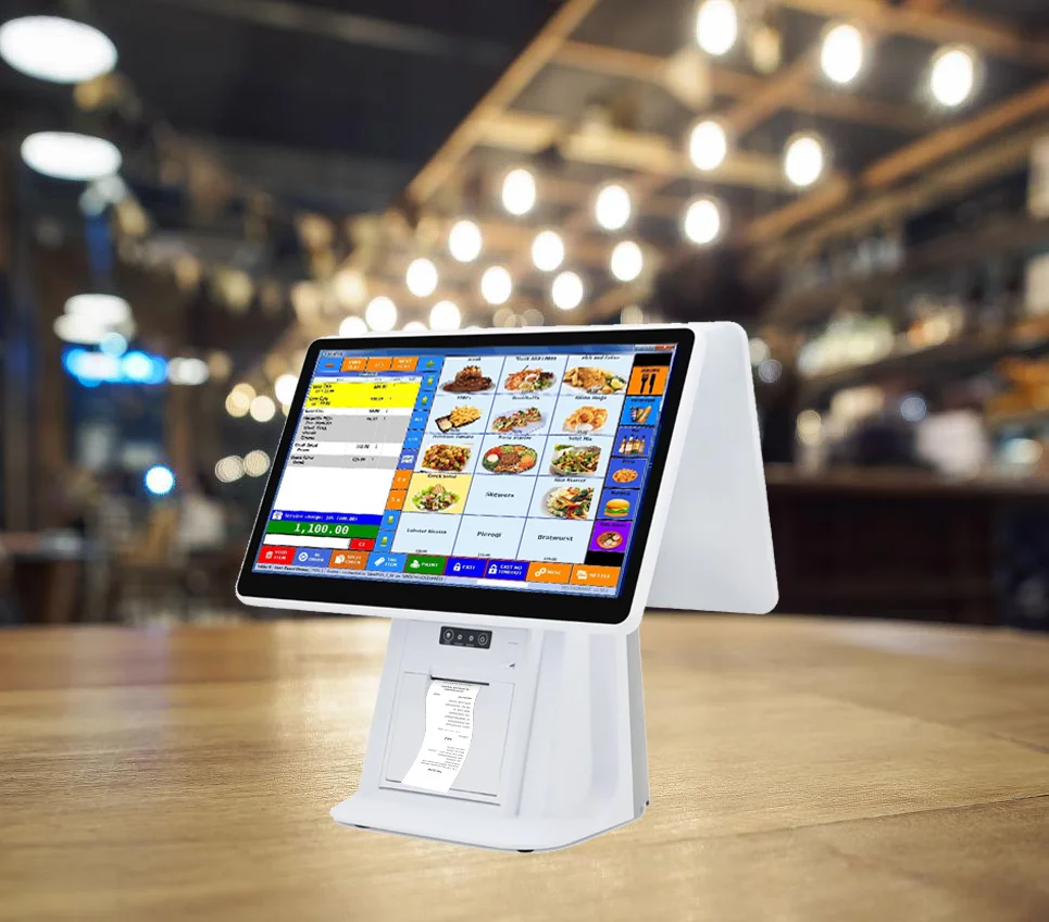 

2025 Лидер продаж на заводе, встроенная POS-машина Touch Windows 10/11 Android 11-14 для ресторана/супермаркета, кассового аппарата POS