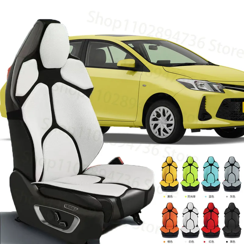 

FOR TOYOTA VIOS FS Cushion Car Seat Chair Back Mesh Lumbar Back Brace Massage Back Pad Support Home Office