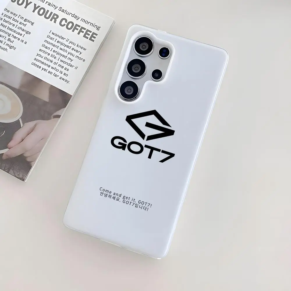 Boy Group G-GOT7-ES Band KPOP Phone Case For Samsung Galaxy S25 S24 S22 S23 Ultra S21 S20 Plus Frosted Jelly Soft Cover