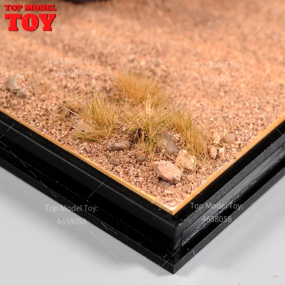 20X10cm Racing Wilderness Grassland Scene Platform with Glass Scene Model Suitable For 1/64 1/43 Car Miniature Diorama Figure