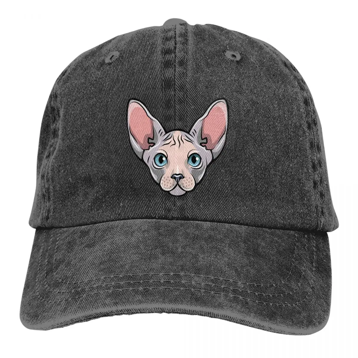 Cool Baseball Cap Men Hats Women Visor Protection Snapback Canadian Sphynx Cat Caps