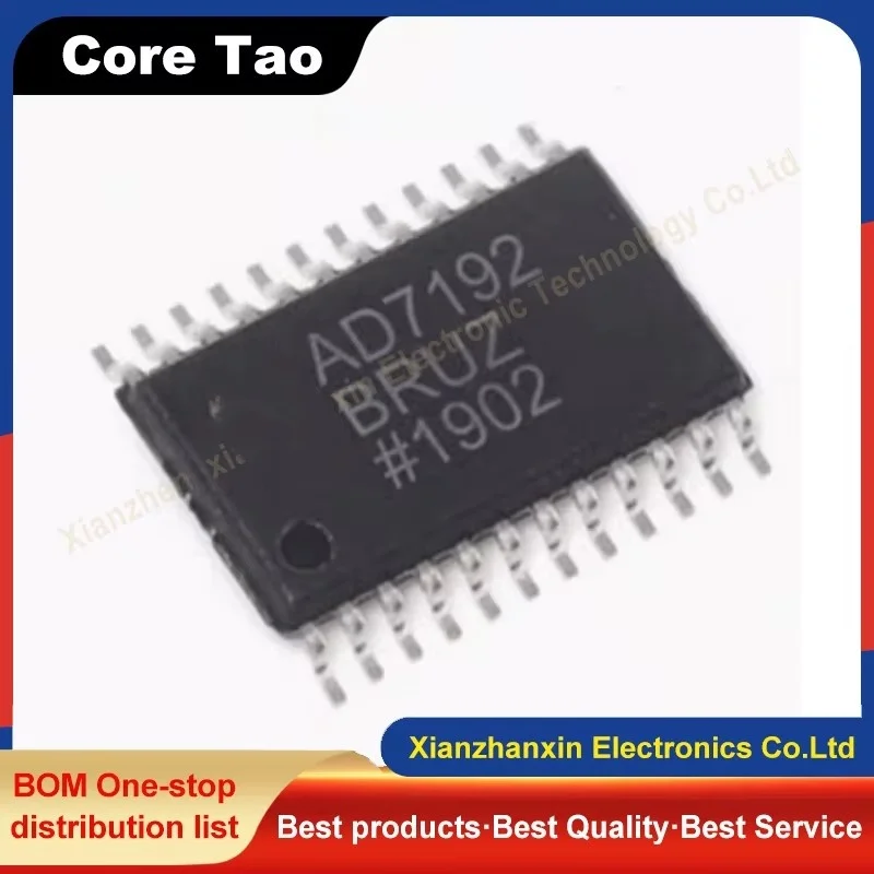 1pcs/lot AD7192BRUZ AD7192 TSSOP24 Digital to analog converter chip
