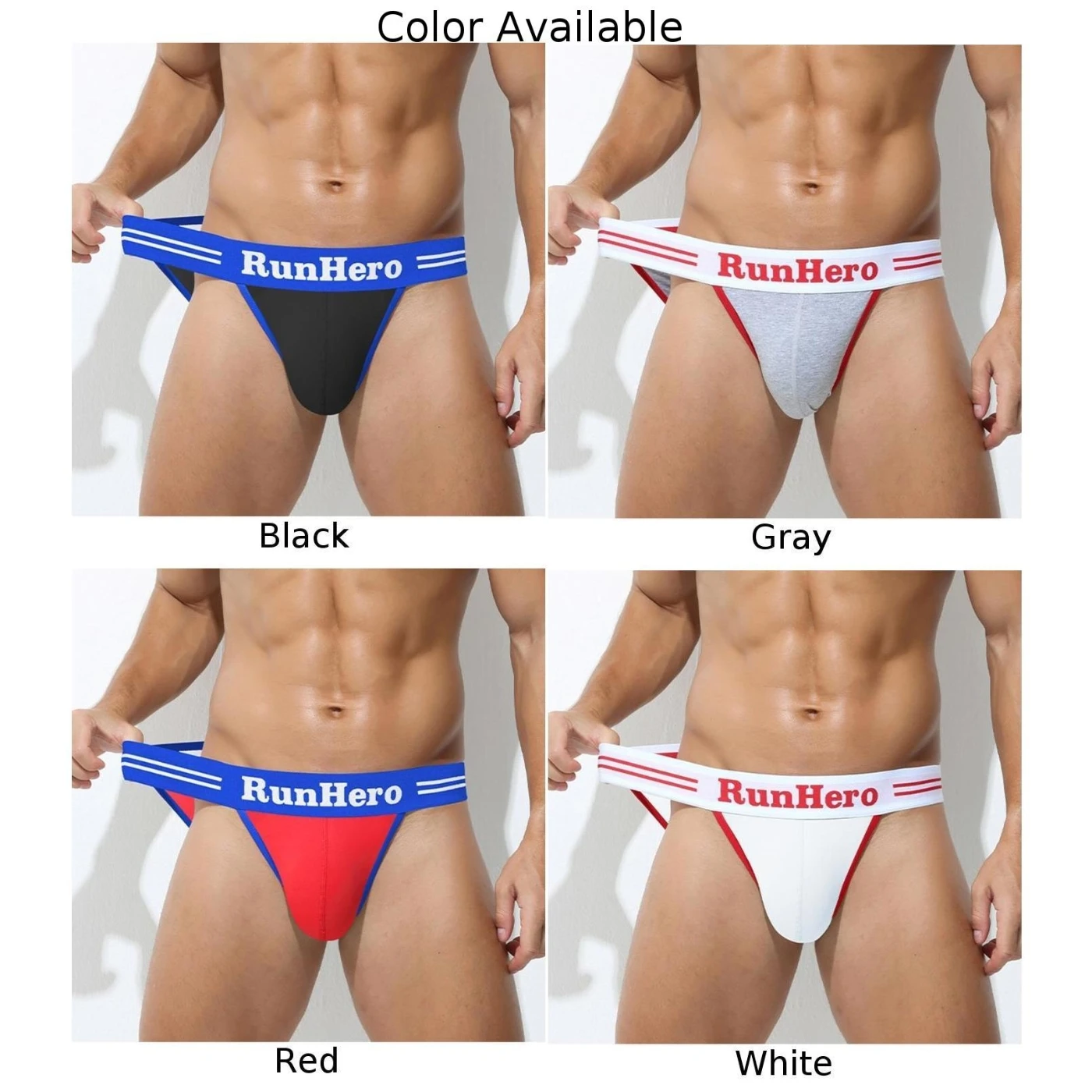 Men\'s Sexy Seamless Briefs Low Waist Underwear Hip Pads Pouch Panties Cotton Underpants Hombre Jockstrap Calzoncillo