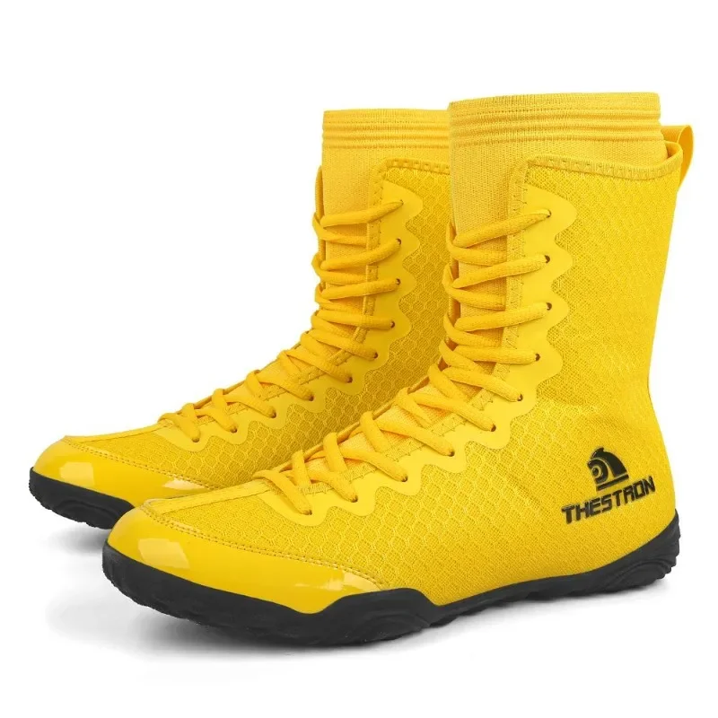 2026 Original Brand Comfortable Breath Wrestling Sneaker Top Quality Wearable Boxing Sport Shoe Professional Boxing Fighting Boo