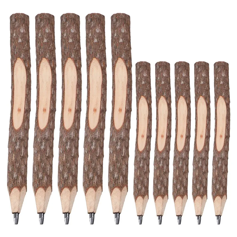 10 Pcs Wooden Pencil Painting Pencils My First Coloring Giant Mini Natural Office
