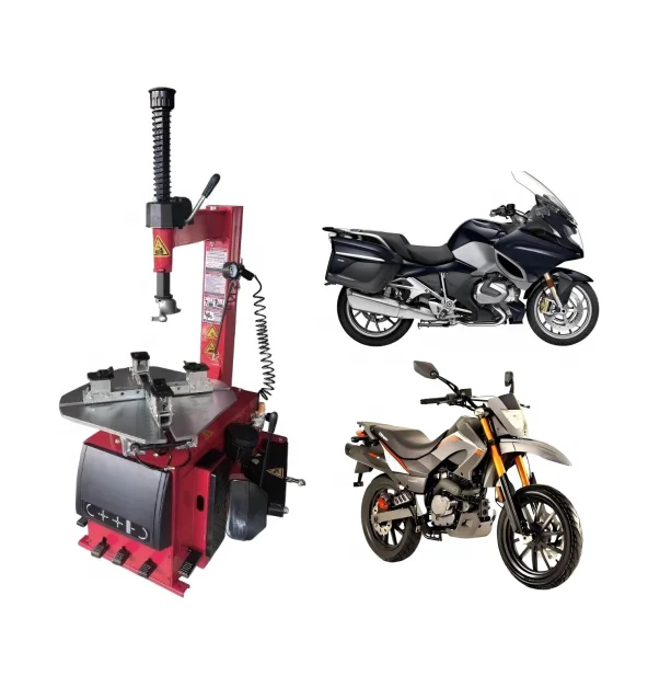 HD-505 Motorcycle Tire Changer 220V High Efficiency Tyre Changing Tool Fitting Disassembly 980mm Max Wheel Diameter