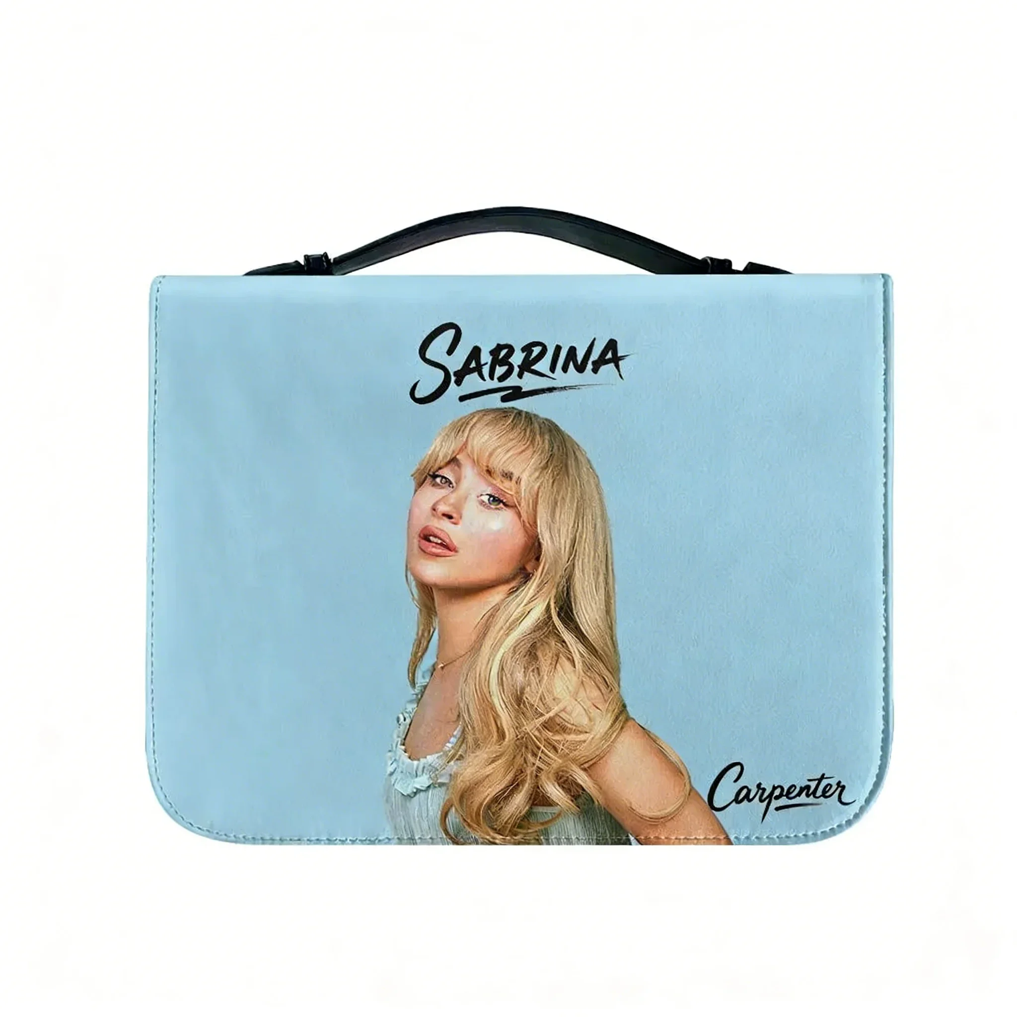 Sabrina Carpenter Bible Bags Custom Covers Pop Singer Pack Waterproof Leather Bag Retro Fashion Portable Street Bag Customized