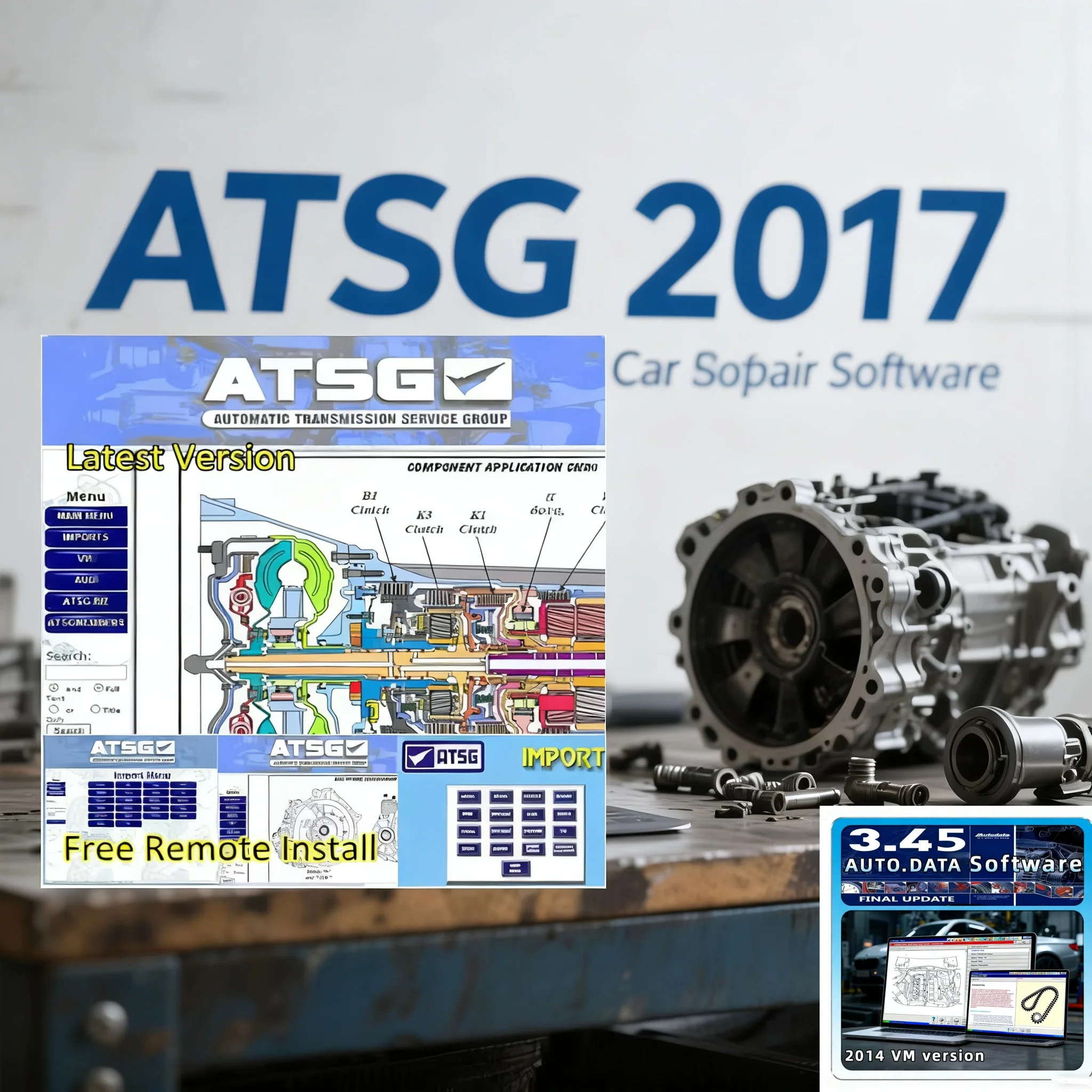 

ATSG 2017 Automatic Transmission Maintenance Group Car Repair Software Unit Failure Detection Tool 2025 Hot Sell
