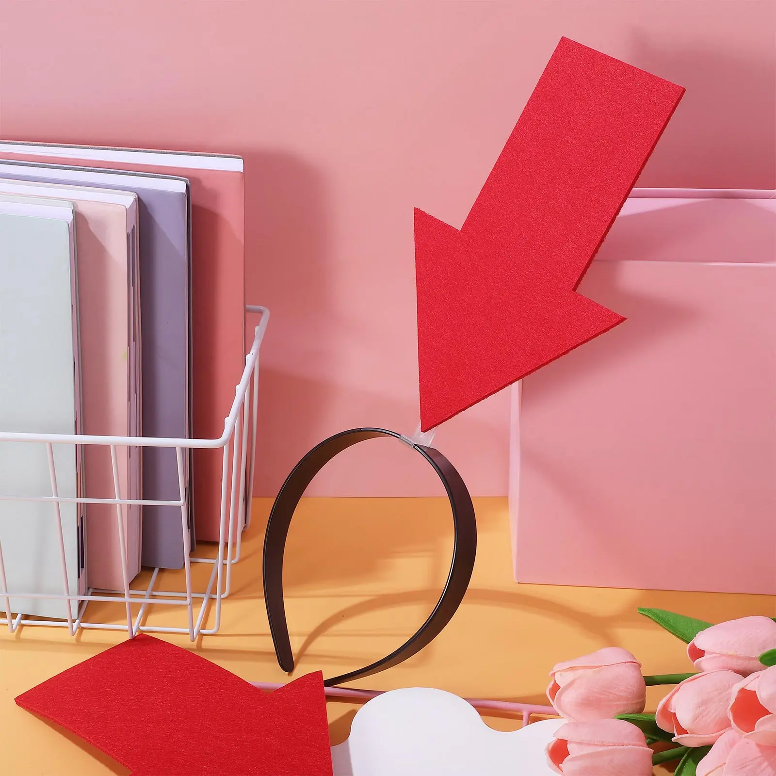 2 قطعة غطاء الرأس مضحك السهم رباط شعر موضة أغطية الرأس تجديل الأطواق للنساء ديكور الحفلات التصميم التبعي