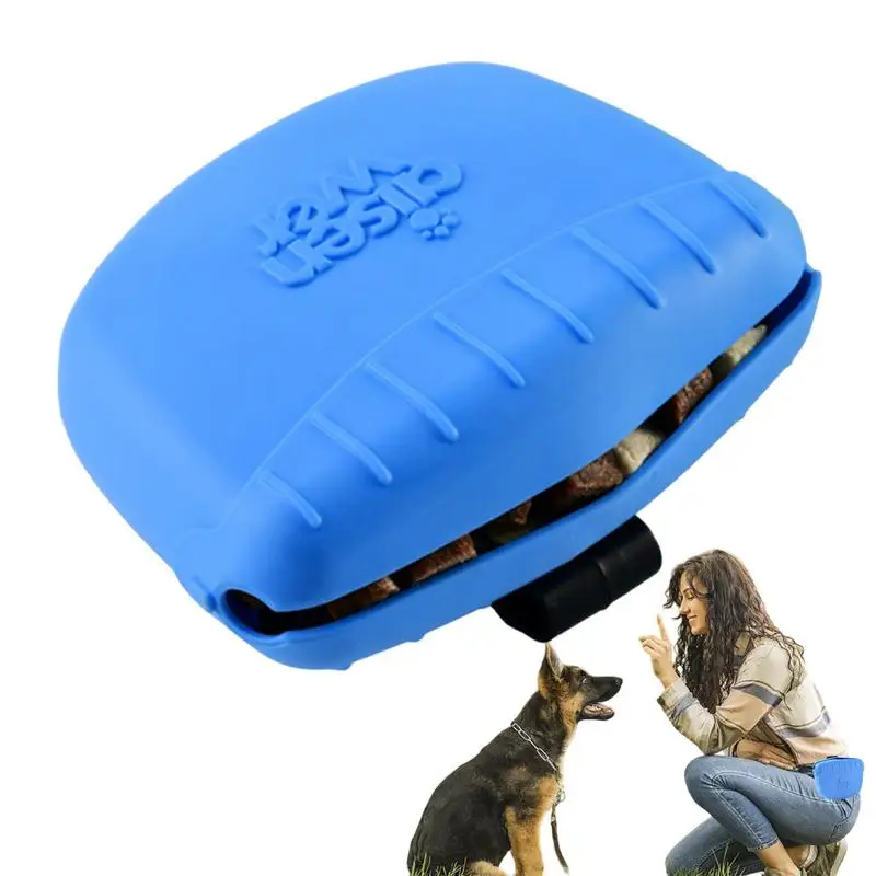 Pet Feeding Bag Outdoor Training Dog Food Pocket Portable Silicone Pet Snack Pouch Outdoor Walking Dog Hanging Style Waistpack