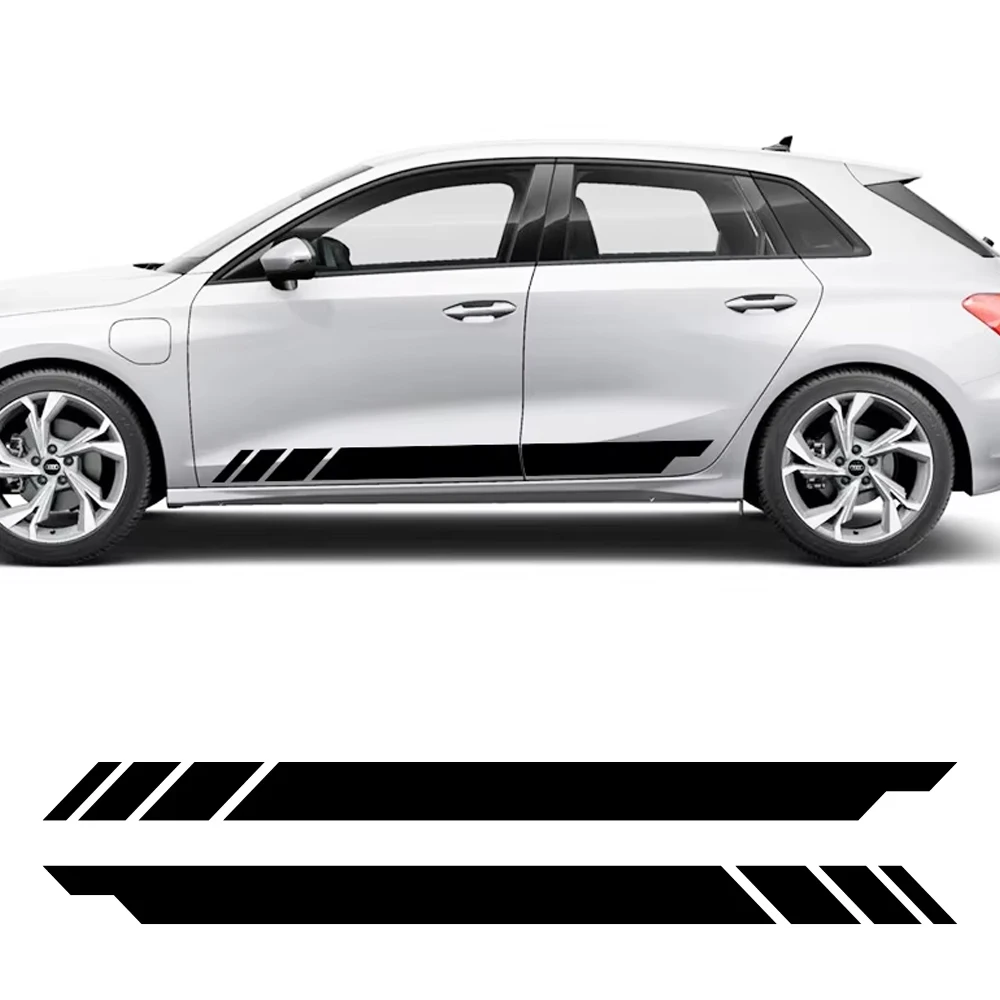 

Car Side Door Vinyl Stickers for Audi A3 1996-2003 2004-2013 2014 2015 2016 2017 2018 Auto Decoration Decal Tuning Accessories