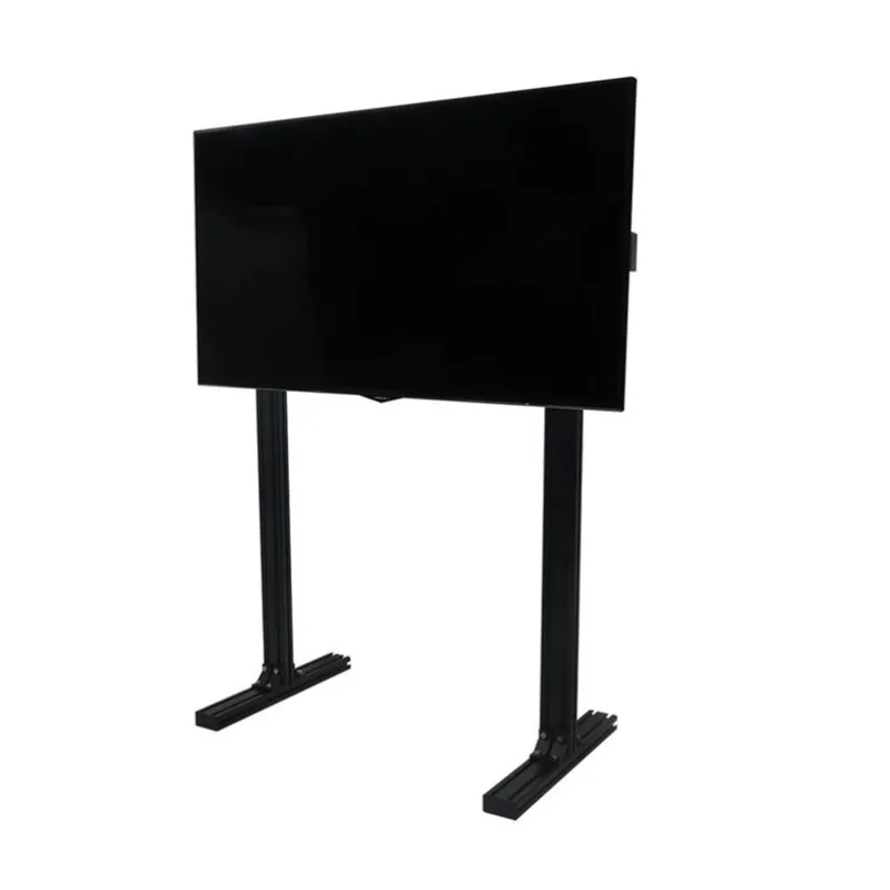 Aluminiumprofil Diy Single Monitor Mount Art VESA Board Big Screen Hanger TV Monitor Ständer für Sim Rig Racing Cockpit Simulator