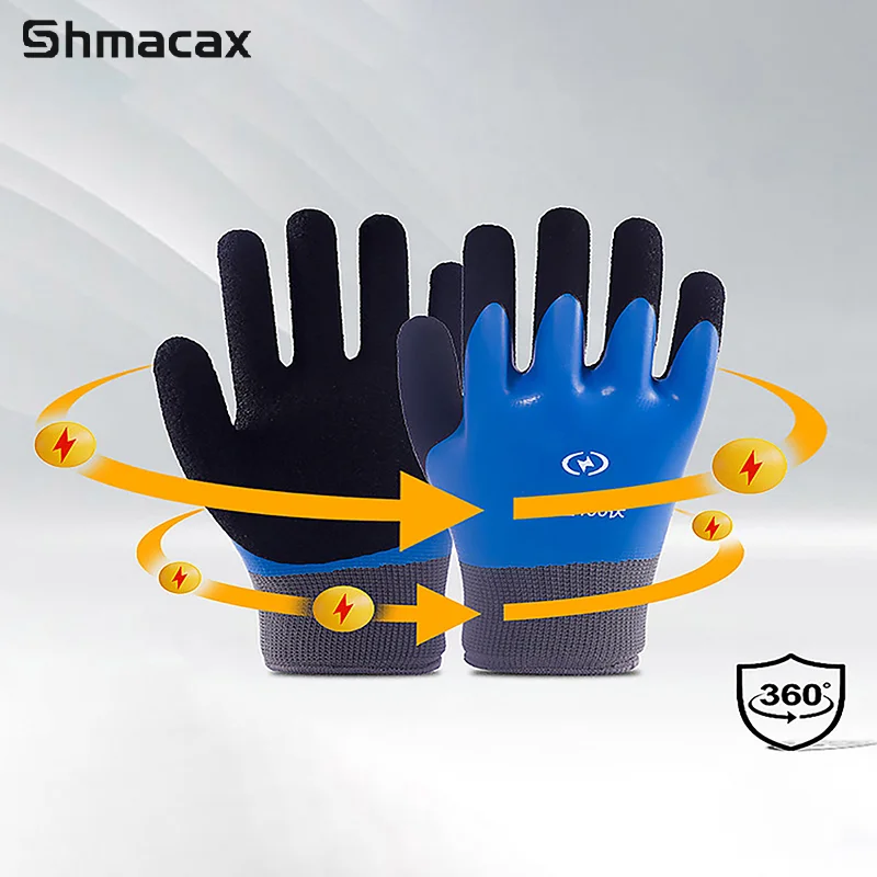 Insulating Gloves Anti-electricity Security Protection Gloves Rubber Electrician Work Non-slip Protection Insulated Gloves