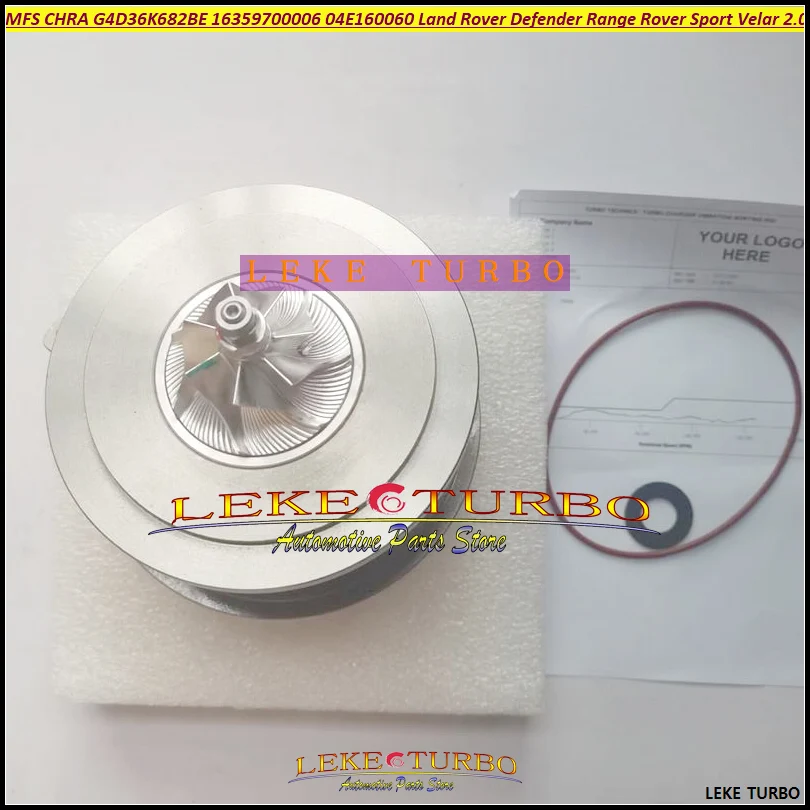 ww MFS Turbo Cartridge CHRA G4D3-6K682-BE 10009700131 16359700006 04E16-0060 For Land Rover Defender Range Rover Sport Velar 2.0