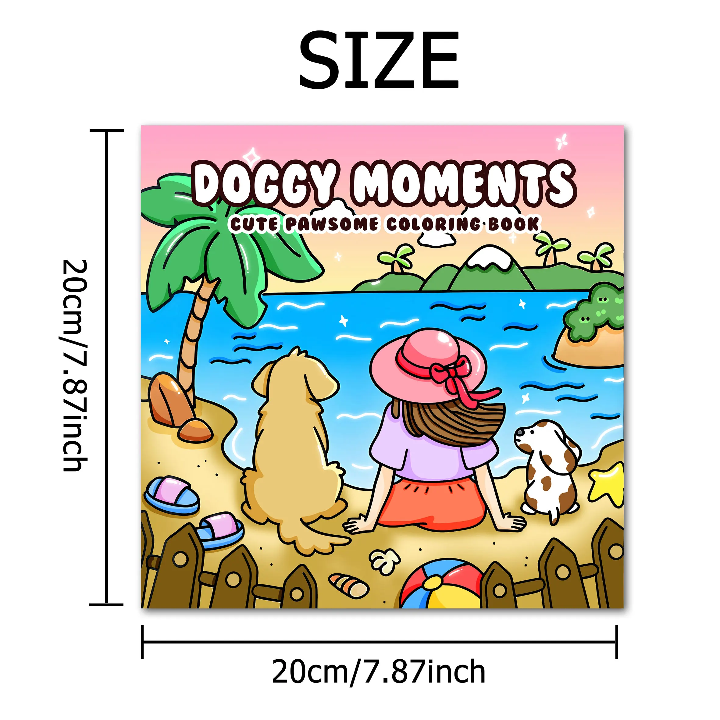 DOGGY MOMENTS: Coloring Book for Adults Featuring Cute Cozy Daily Activities for Relaxation (Cozy Spaces Coloring)