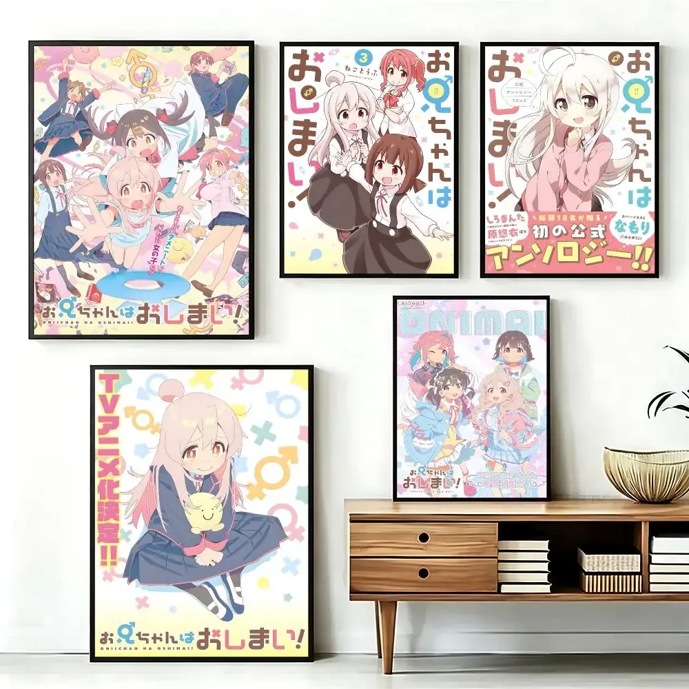 anime Onimai Im Now Your Sister Poster HD Printing Fresh and Nordic Home Decor Wall Art for the Living Rooms Hallways GiftGiving