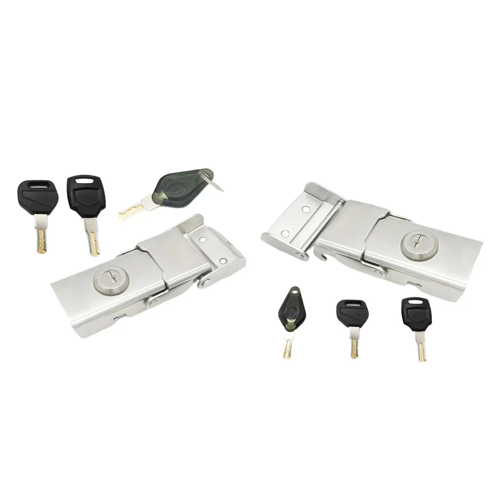 

Motorcycle Rear Trunk Lock Stainless Steel Replaces Tail Box Lock for Briefcase Wooden Case Cabinet Suitcase Tool Box