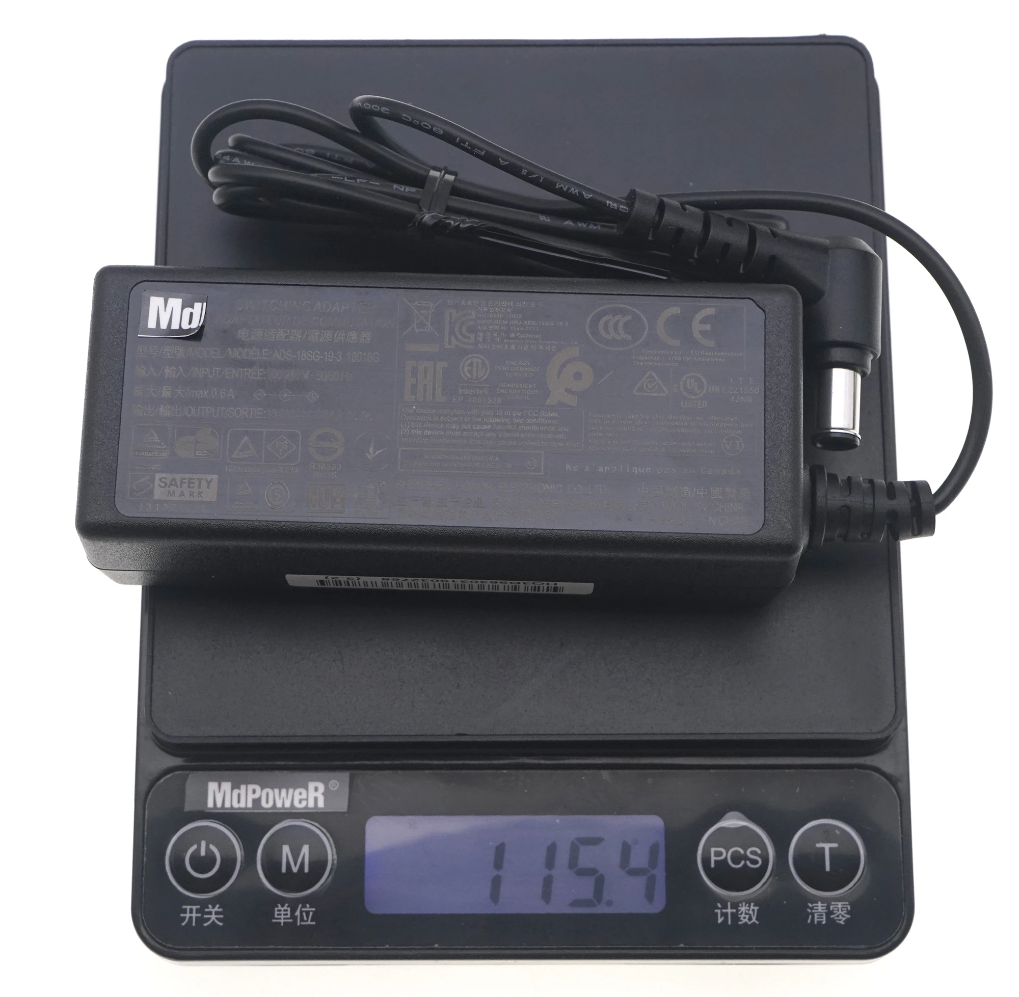 AC DC Switching Adapter 19V 0.84A For LG 20M35ASA 20M38H 22M38D LED LCD TV Monitor Power Supply ADS-18FSG-19 19016GPB