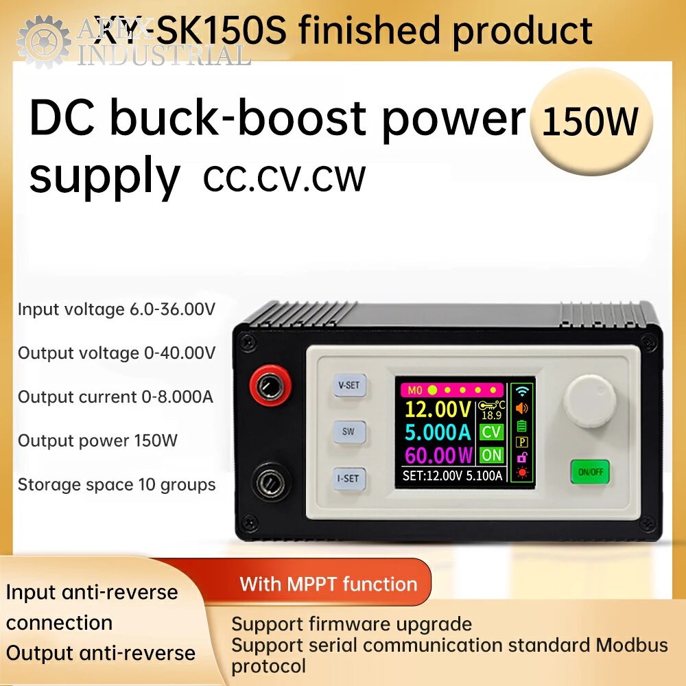 

SK60S 60W DC Buck Boost Converter CNC DC Regulated Power Supply 0-40V 5A Power Module Adjustable Regulated Lab Power Supply