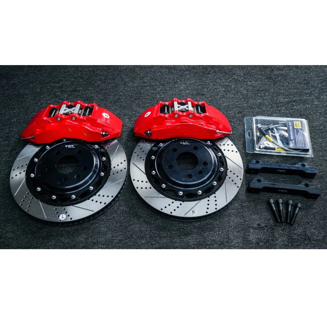 

Гоночный комплект передних тормозов Racing P60ES: 6-поршневой суппорт с ротором 355*32 мм, автотормозная система BBK для A4, для 18-дюймовых автомобильных дисков