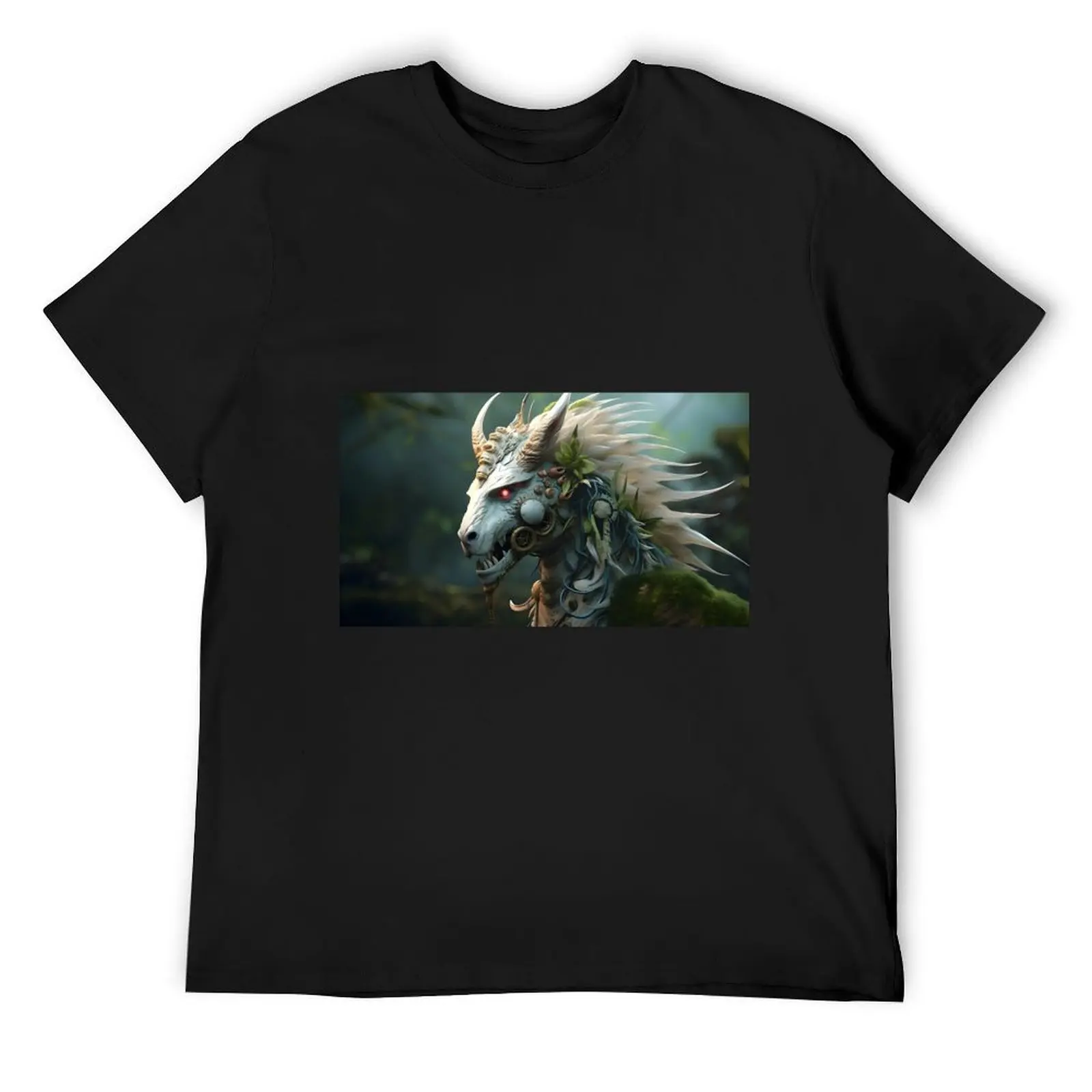 

Mythical Creature Illustration T-Shirt graphics korean fashion mens graphic t-shirts hip hop